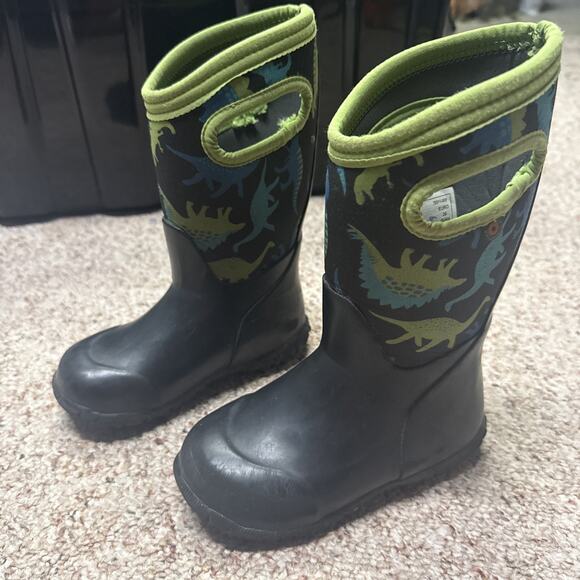 Bogs Dinosaur Boots Kids 10 Classic Waterproof Insulated Winter Snow Boots - Picture 1 of 10